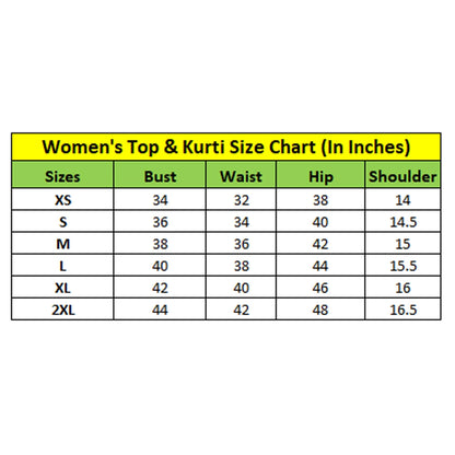 Women's Georgette Embroidery 3-4th Sleeve V-Neck Kurti (Purple)
