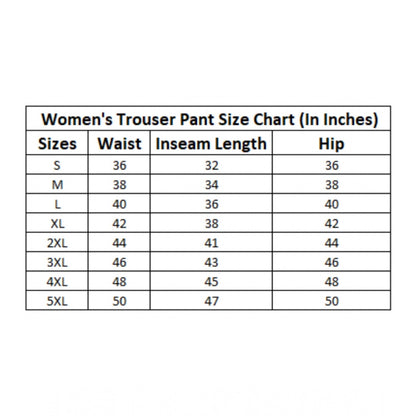 Women's Casual Solid Lycra Trouser Pant (Black)